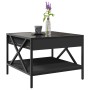 Mesa de centro con Infinity LED negro 50x50x38 cm en Mesas de centro | Comprar online en Foru.es