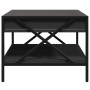 Mesa de centro con Infinity LED negro 70x50x38 cm en Mesas de centro | Comprar online en Foru.es