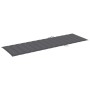 Tumbona con cojín madera maciza de acacia y acero galvanizado de vidaXL, Tumbonas - Ref: Foro24-3061542, Precio: 281,77 €, De...