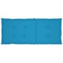 Sillas de jardín 2 uds con cojines azules madera maciza de teca de vidaXL, Sillas de jardín - Ref: Foro24-3062380, Precio: 27...