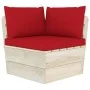 Muebles de jardín de palets 5 piezas y cojines madera de abeto de vidaXL, Conjuntos de jardín - Ref: Foro24-3063486, Precio: ...