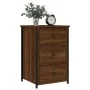 Mesitas noche 2 uds madera ingeniería marrón roble 40x36x60 cm de vidaXL, Mesitas de noche - Ref: Foro24-826002, Precio: 99,4...