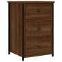 Mesitas noche 2 uds madera ingeniería marrón roble 40x36x60 cm de vidaXL, Mesitas de noche - Ref: Foro24-826002, Precio: 99,4...