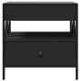 Mesa de centro con Infinity LED negro 50x50x51 cm en Mesas de centro | Comprar online en Foru.es