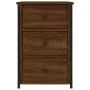 Mesitas noche 2 uds madera ingeniería marrón roble 40x36x60 cm de vidaXL, Mesitas de noche - Ref: Foro24-826002, Precio: 99,4...