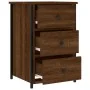 Mesitas noche 2 uds madera ingeniería marrón roble 40x36x60 cm de vidaXL, Mesitas de noche - Ref: Foro24-826002, Precio: 99,4...