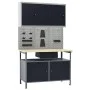 Workbench with three wall panels and a cabinet by vidaXL, Work tables - Ref: Foro24-3053437, Price: 372,92 €, Discount: %
