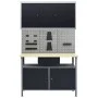 Workbench with three wall panels and a cabinet by vidaXL, Work tables - Ref: Foro24-3053437, Price: 372,92 €, Discount: %