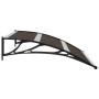 Marquesina de puerta PC negro 120x75 cm en Toldos | Comprar online en Foru.es