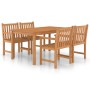 Conjunto de comedor de jardín 5 piezas madera maciza de teca de vidaXL, Conjuntos de jardín - Ref: Foro24-3059935, Precio: 83...