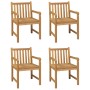 Conjunto de comedor de jardín 5 piezas madera maciza de teca de vidaXL, Conjuntos de jardín - Ref: Foro24-3059935, Precio: 83...
