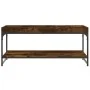Mesa de centro madera de ingeniería roble ahumado 100x49x45 cm de vidaXL, Mesas de centro - Ref: Foro24-832805, Precio: 44,71...