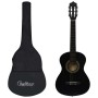 Guitarra clásica principiante y niño con funda negro 1/2 34" de vidaXL, Guitarras - Ref: Foro24-3055604, Precio: 63,85 €, Des...