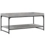 Mesa de centro madera de ingeniería gris Sonoma 100x49x45 cm de vidaXL, Mesas de centro - Ref: Foro24-832806, Precio: 45,62 €...