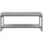 Mesa de centro madera de ingeniería gris Sonoma 100x49x45 cm de vidaXL, Mesas de centro - Ref: Foro24-832806, Precio: 45,62 €...