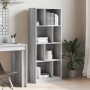 Estantería madera de ingeniería gris Sonoma 57x28,5x141 cm en Librerías y estanterías | Comprar online en Foru.es