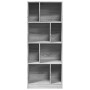 Estantería madera de ingeniería gris Sonoma 57x28,5x141 cm en Librerías y estanterías | Comprar online en Foru.es