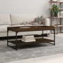 Mesa de centro madera de ingeniería marrón roble 100x49x45 cm de vidaXL, Mesas de centro - Ref: Foro24-832807, Precio: 46,06 ...