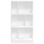 Estantería de madera de ingeniería blanca 57x28,5x107,5 cm en Librerías y estanterías | Comprar online en Foru.es