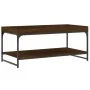 Mesa de centro madera de ingeniería marrón roble 100x49x45 cm de vidaXL, Mesas de centro - Ref: Foro24-832807, Precio: 46,06 ...