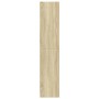 Estantería madera de ingeniería roble Sonoma 57x28,5x107,5 cm en Librerías y estanterías | Comprar online en Foru.es