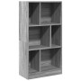 Estantería madera de ingeniería gris Sonoma 57x28,5x107,5 cm en Librerías y estanterías | Comprar online en Foru.es