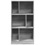 Estantería madera de ingeniería gris Sonoma 57x28,5x107,5 cm en Librerías y estanterías | Comprar online en Foru.es