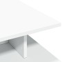Mesa de centro madera de ingeniería blanco 102x55x35 cm en Mesas de centro | Comprar online en Foru.es