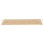 Banco de jardín 3 plazas madera eucalipto gris y cojín 150 cm de vidaXL, Bancos de jardín - Ref: Foro24-3061068, Precio: 226,...