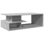 Mesa de centro madera de ingeniería gris hormigón 102x55x35 cm en Mesas de centro | Comprar online en Foru.es