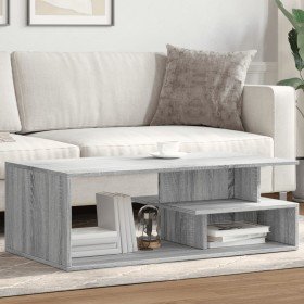 Mesa de centro madera de ingeniería gris Sonoma 102x55x35 cm en Mesas de centro | Comprar online en Foru.es