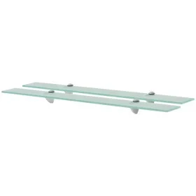 Estantes flotantes 2 unidades vidrio 8 mm 80x10 cm de vidaXL, Estantes y estanterías - Ref: Foro24-3051499, Precio: 36,51 €, ...
