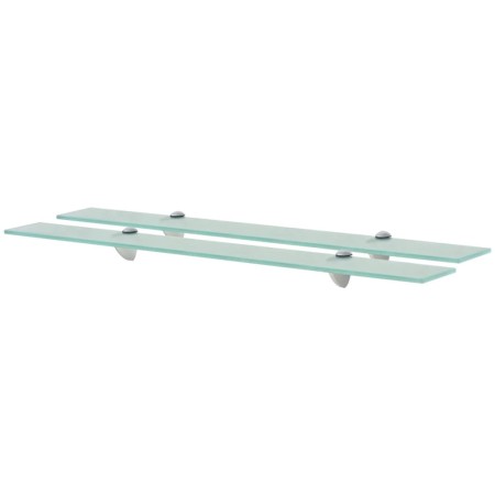 Estantes flotantes 2 unidades vidrio 8 mm 80x10 cm de vidaXL, Estantes y estanterías - Ref: Foro24-3051499, Precio: 41,41 €, ...