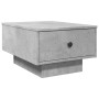 Mesa de centro madera de ingeniería gris hormigón 60x45x31 cm en Mesas de centro | Comprar online en Foru.es