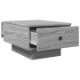 Mesa de centro madera contrachapada gris Sonoma 60x45x31 cm en Mesas de centro | Comprar online en Foru.es