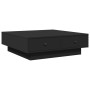 Mesa de centro madera contrachapada negro 90x90x28 cm en Mesas de centro | Comprar online en Foru.es