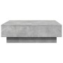 Mesa de centro madera de ingeniería gris hormigón 90x90x28 cm en Mesas de centro | Comprar online en Foru.es