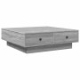 Mesa de centro madera de ingeniería gris Sonoma 90x90x28 cm en Mesas de centro | Comprar online en Foru.es