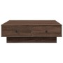 Mesa de centro de madera de ingeniería marrón roble 90x90x28 cm en Mesas de centro | Comprar online en Foru.es