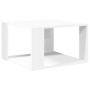 Mesa de centro blanca 51,5x51,5x30 cm madera de ingeniería en Mesas de centro | Comprar online en Foru.es