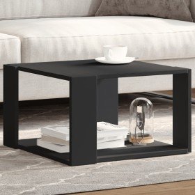 Mesa de centro madera de ingeniería negra 51,5x51,5x30 cm en Mesas de centro | Comprar online en Foru.es