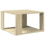 Mesa de centro madera ingeniería roble Sonoma 51,5x51,5x30 cm en Mesas de centro | Comprar online en Foru.es