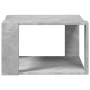 Mesa de centro madera ingeniería gris hormigón 51,5x51,5x30 cm en Mesas de centro | Comprar online en Foru.es