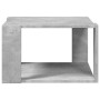 Mesa de centro madera ingeniería gris hormigón 51,5x51,5x30 cm en Mesas de centro | Comprar online en Foru.es