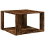 Mesa de centro madera ingeniería roble ahumado 51,5x51,5x30 cm en Mesas de centro | Comprar online en Foru.es