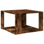 Mesa de centro madera ingeniería roble ahumado 51,5x51,5x30 cm en Mesas de centro | Comprar online en Foru.es