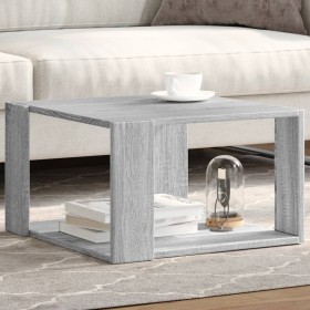 Mesa de centro madera de ingeniería gris Sonoma 51,5x51,5x30 cm en Mesas de centro | Comprar online en Foru.es