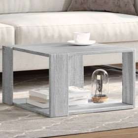 Mesa de centro madera de ingeniería gris Sonoma 51,5x51,5x30 cm en Mesas de centro | Comprar online en Foru.es