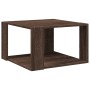 Mesa de centro madera ingeniería marrón roble 51,5x51,5x30 cm en Mesas de centro | Comprar online en Foru.es