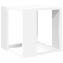 Mesa de centro madera de ingeniería blanca 32x32x30 cm en Mesas de centro | Comprar online en Foru.es